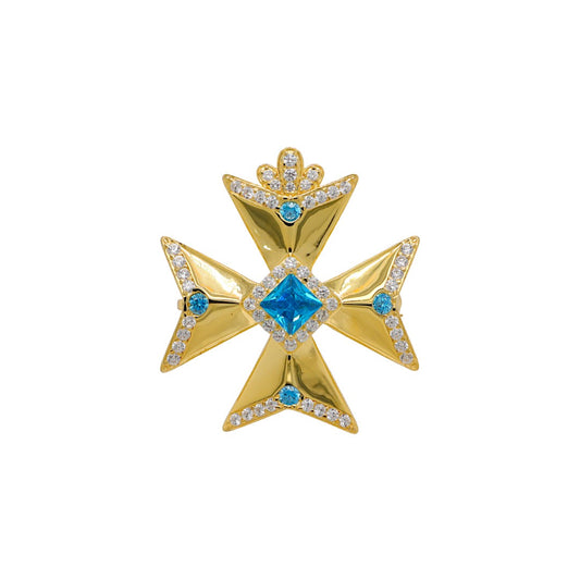 Cubic Zirconia Pendant/Brooch
