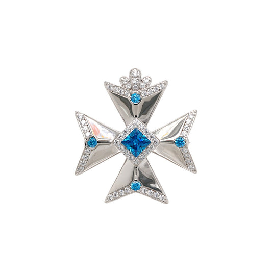 Cubic Zirconia Pendant/Brooch