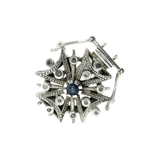 Sapphire & Diamond Clasp